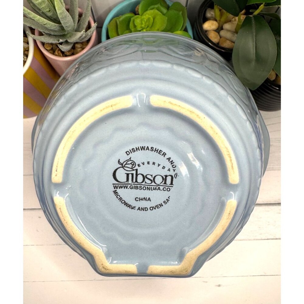 Gibson Cape Cod Periwinkle Mixing Bowl - Picture 6 of 7